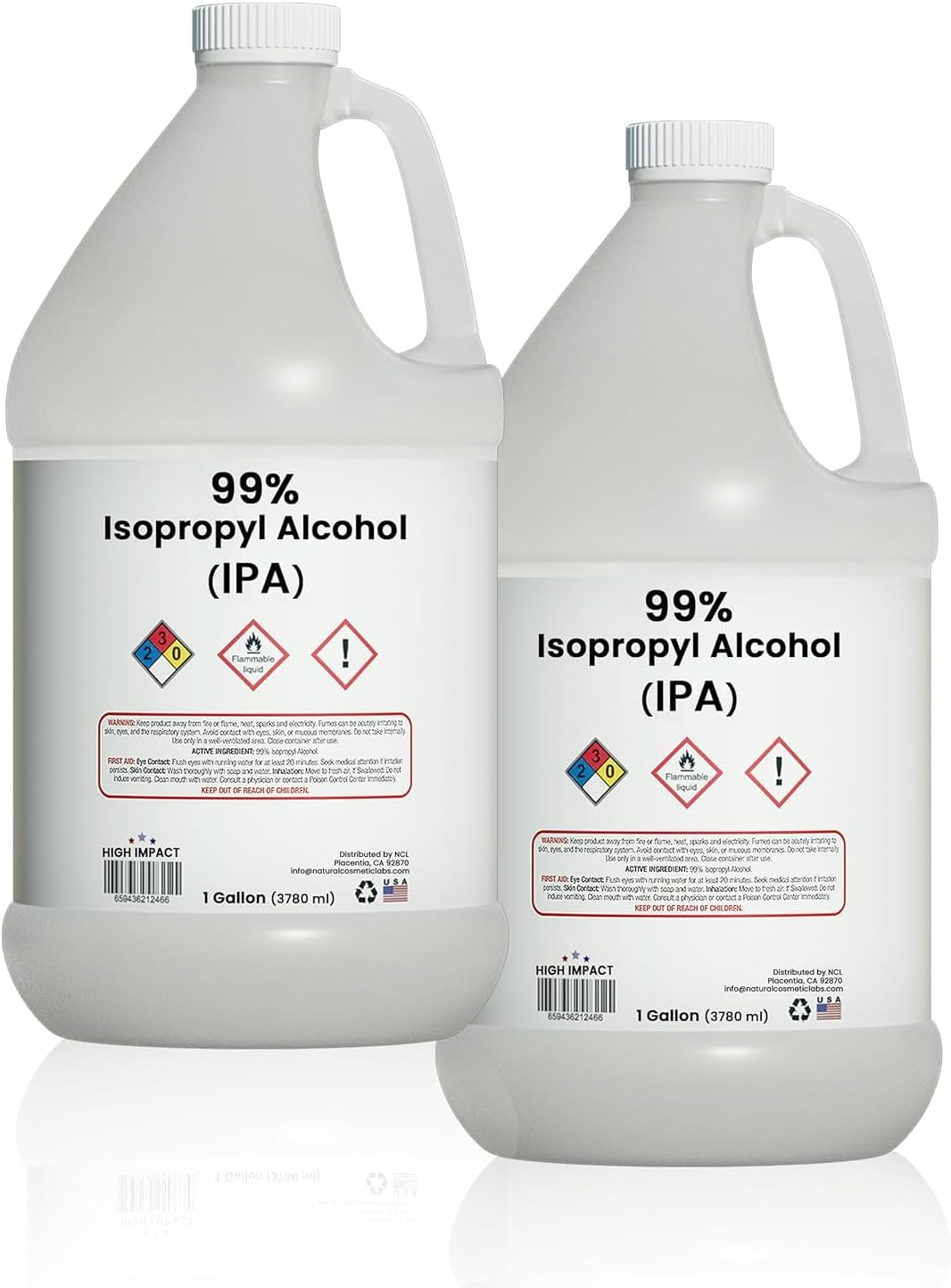 99% Isopropyl Alcohol (IPA) - 128 fl oz - Made in USA