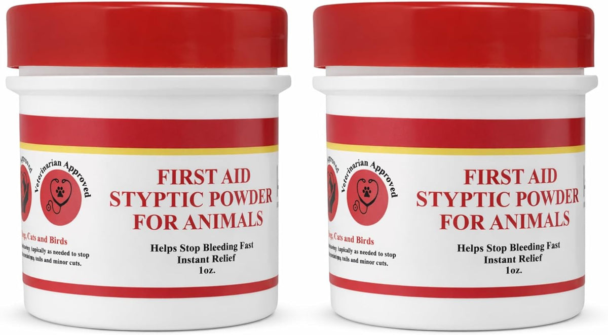 G.B.S Styptic Powder for Dogs, Cats, and Birds (1 oz) - Fast-Acting Blood Stop Powder for Pets & Animals - Quick Stop Bleeding Powder for Nail Clipping, Cuts & Grooming