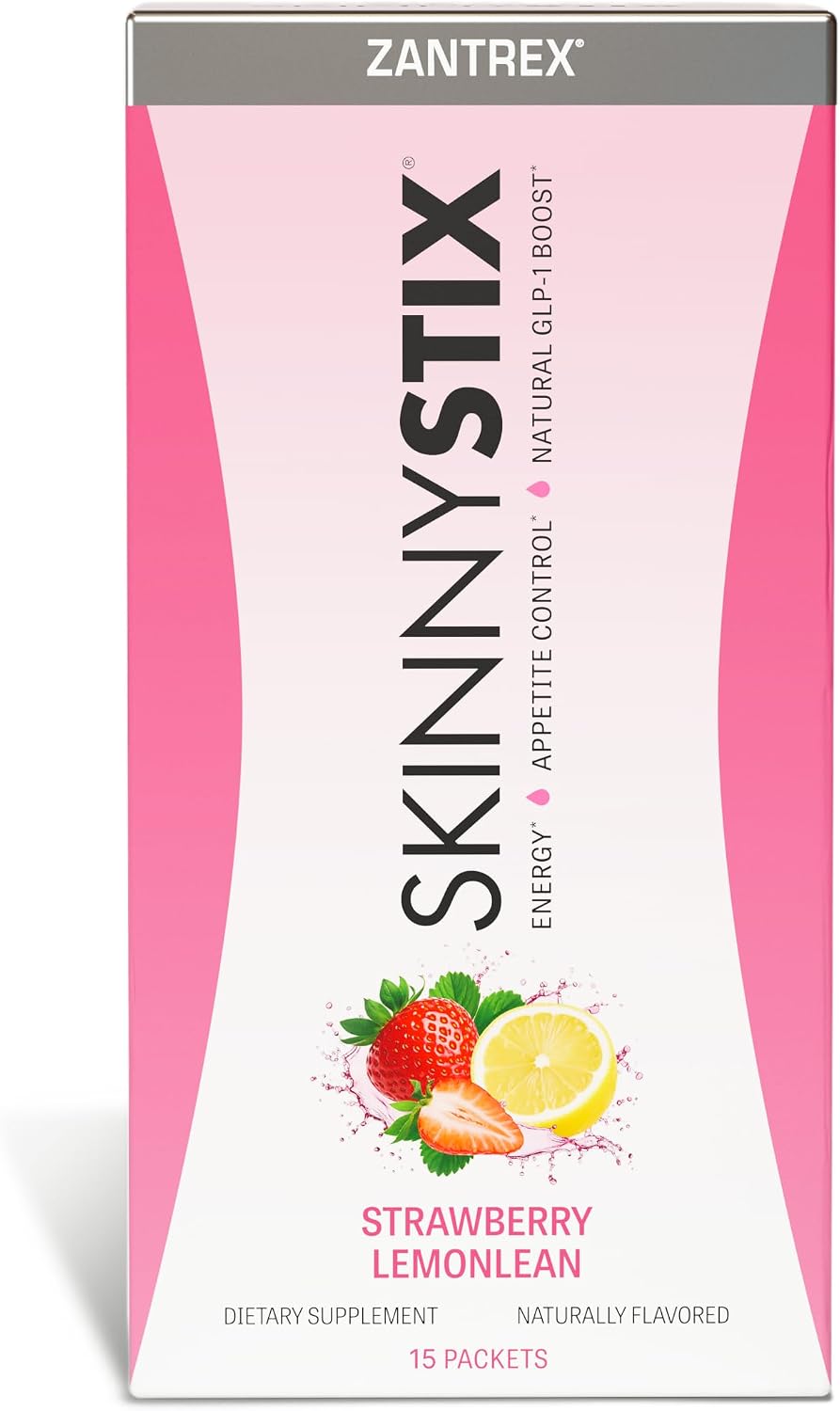 Zantrex SkinnyStix Weight Loss Drink Mix - Appetite Suppressant, GLP-1, 30