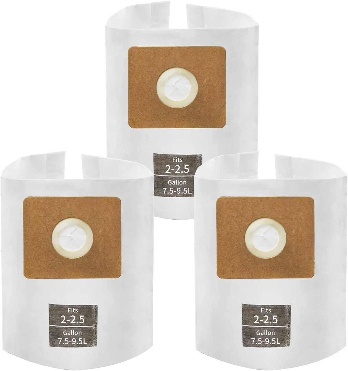 5 PCS Shop Vac Bags 5-8 Gallon Type E/H 90661 90671 Vac Bags by ALYYDBG