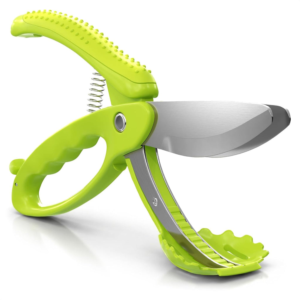 2 in 1 Kitchen Scissors for Food with Cutting Board, Safety Lock