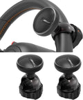 Tool Free Steering Wheel Knob Spinner with Metal Ball Bearing, Quick Install Suicide Knob for Steering Wheel, Steering Wheel Spinner Fits 3.45–4.9" Car, SUV, Semi Truck, Tractor, Boat (Black, 1 Pack)