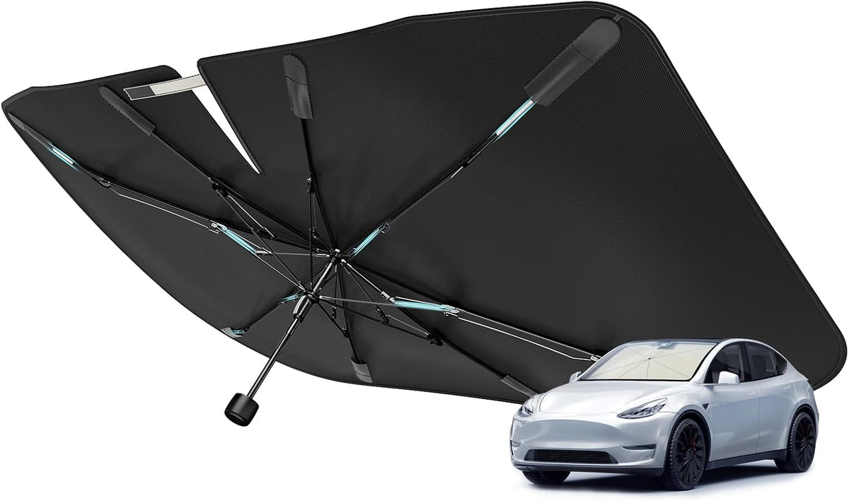 Nmoiss 2026 Windshield Sun Shade Umbrella [Vinyl Coating Heat Shield]
