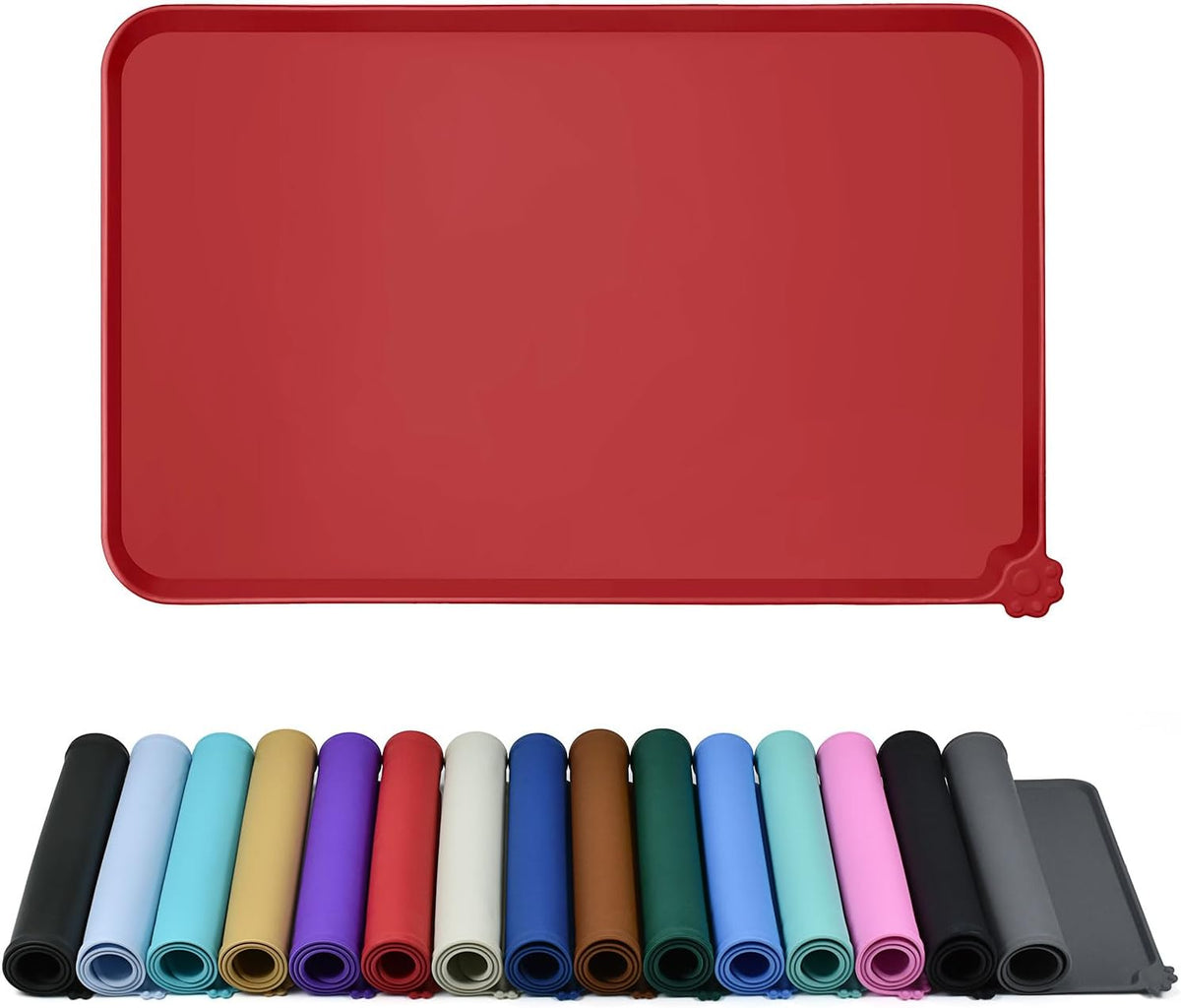 Reopet Silicone Pet Feeding Mat - Waterproof & Non-Slip Dog Cat Placemat