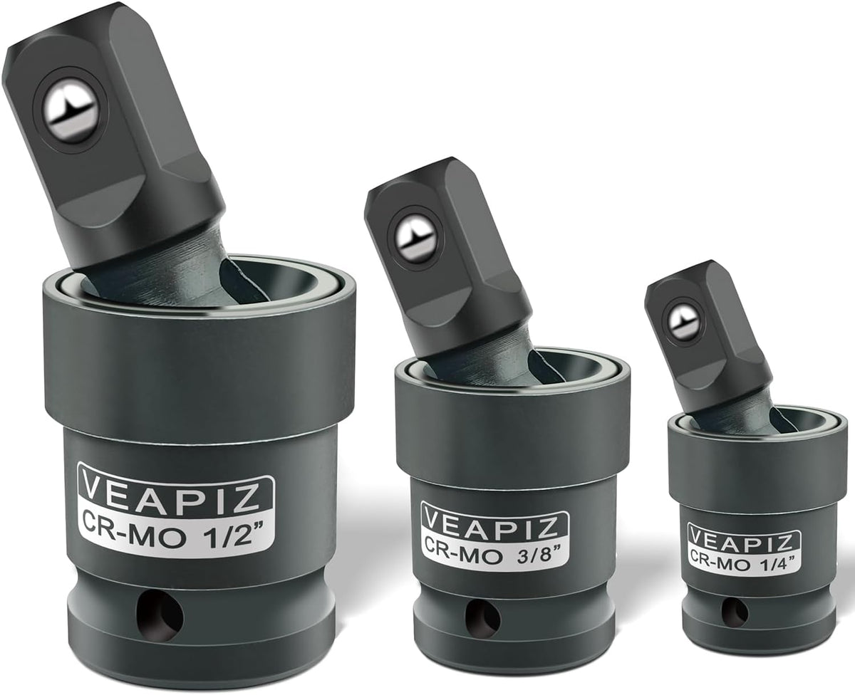 3Pcs Impact Universal Joint Socket Swivel Set