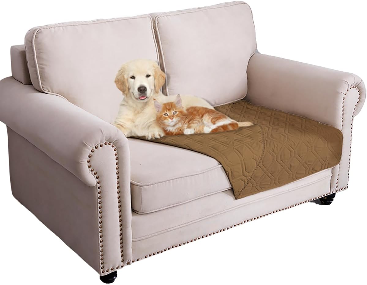 Ameritex Waterproof Dog Bed Blankets Cover for Bed Couch Sofa Reversible