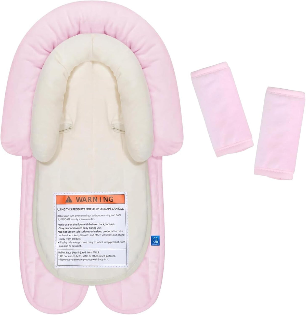 COOLBEBE 3-in-1 Reversible Newborn Car Seat Insert, Baby Head Support Pad