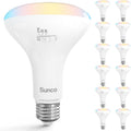 Sunco 12 Pack BR30 LED Bulb Flood Light, E26, 11W=65W, 2700K Soft White