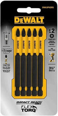DEWALT ACCESSORIES DWA3PH2IR5 3.5" Impact #2 Phil Bit, 5 Piece (1 Pack)