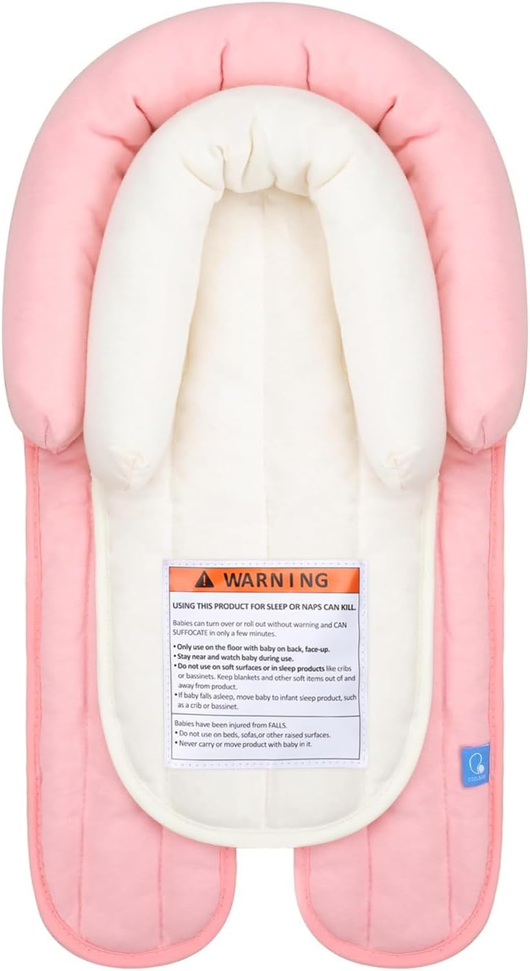 COOLBEBE 3-in-1 Reversible Newborn Car Seat Insert, Baby Head Support Pad