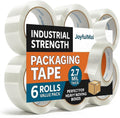 Clear Packing Tape, 6 Rolls 1.88inches Wide, 65 Yards Per Roll, 390 Total Yards Tape for Shipping Packaging Moving Sealing, Thicker Clear Packing Tape, (2.7Mil x 1.88" x 65Yds)