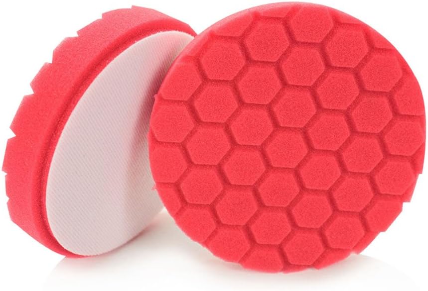 Chemical Guys, Hex-Logic Medium-Heavy Cutting Foam Pad, Orange, 5.5 inch