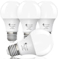 evelor 6-Pack A19 LED Light Bulbs,60 Watt Equivalent,Daylight 5000K