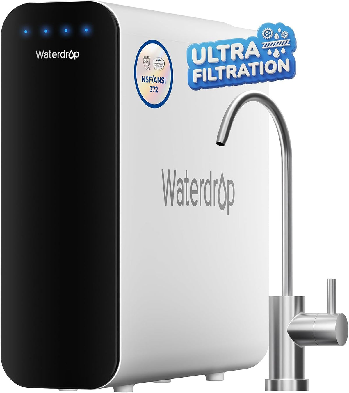 Waterdrop TSU 0.01 Micron Ultra Filtration Under Sink Water Filter System
