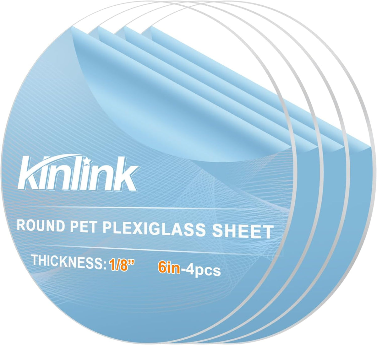 KINLINK 24x36 Plexiglass Sheets 1/8 inch Thick, 3mm Clear PET Plastic Sheet for DIY Project, Craft, Table top, Picture Frame, Acrylic Sign and Wedding Invitation 2 Pack