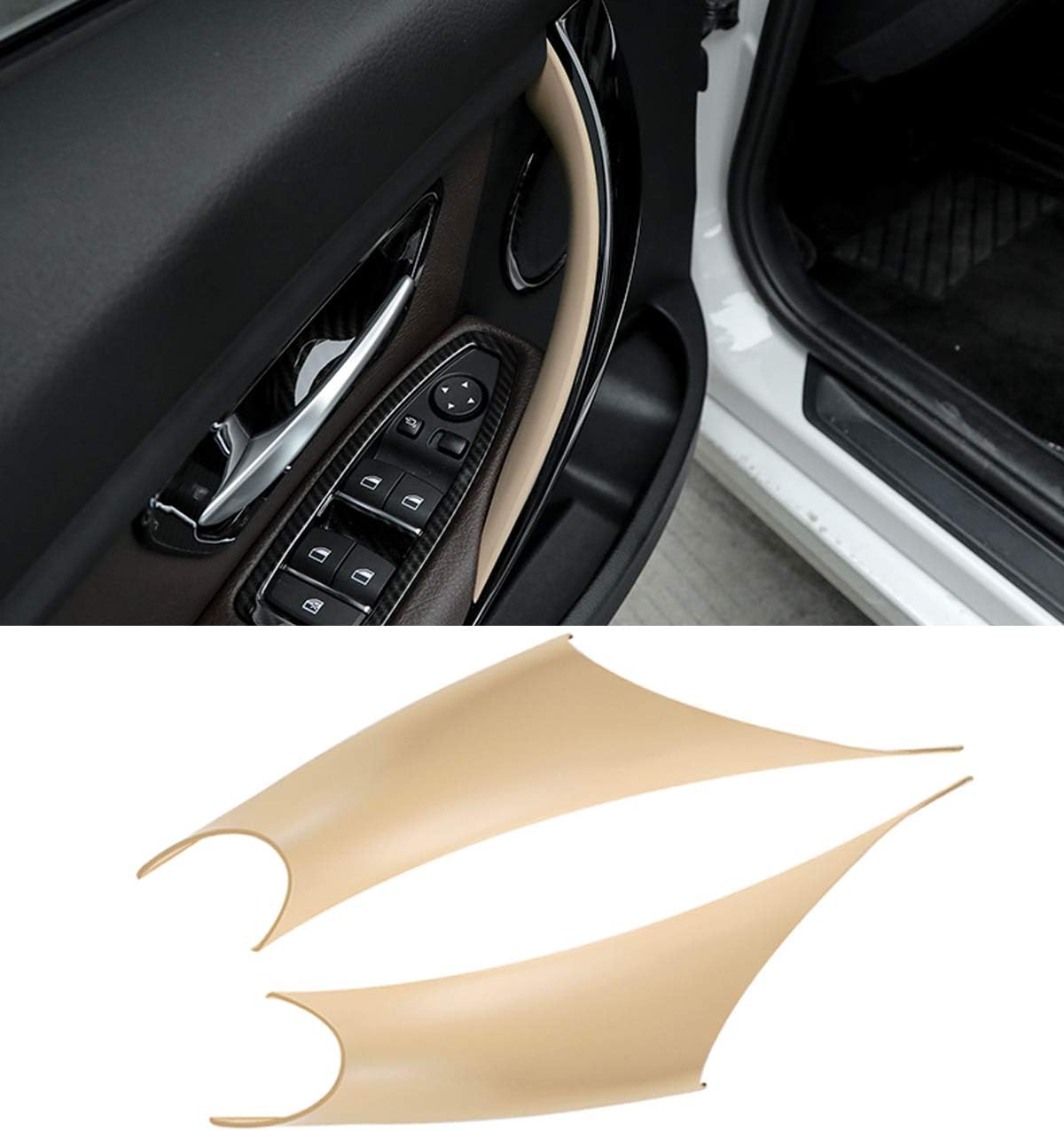 Jaronx 2PCS Door Handle Covers for BMW 3 Series F30/F31 4 Series F32