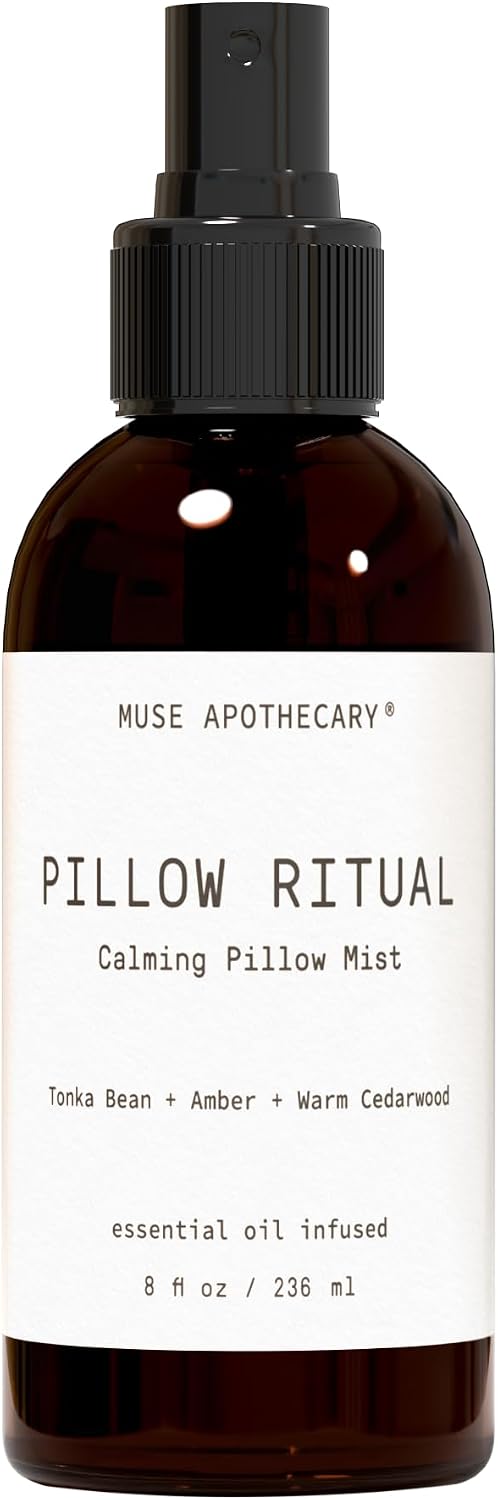Muse Apothecary Linen Ritual - Aromatic, Soothing, and Relaxing Linen Spray for Bedding, Laundry and Fabric Spray Freshener - Infused with Aromatherapy Essential Oils - Lavender Serenity