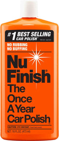 Nu Finish The Once A Year Car Polish Liquid - 16 OZ
