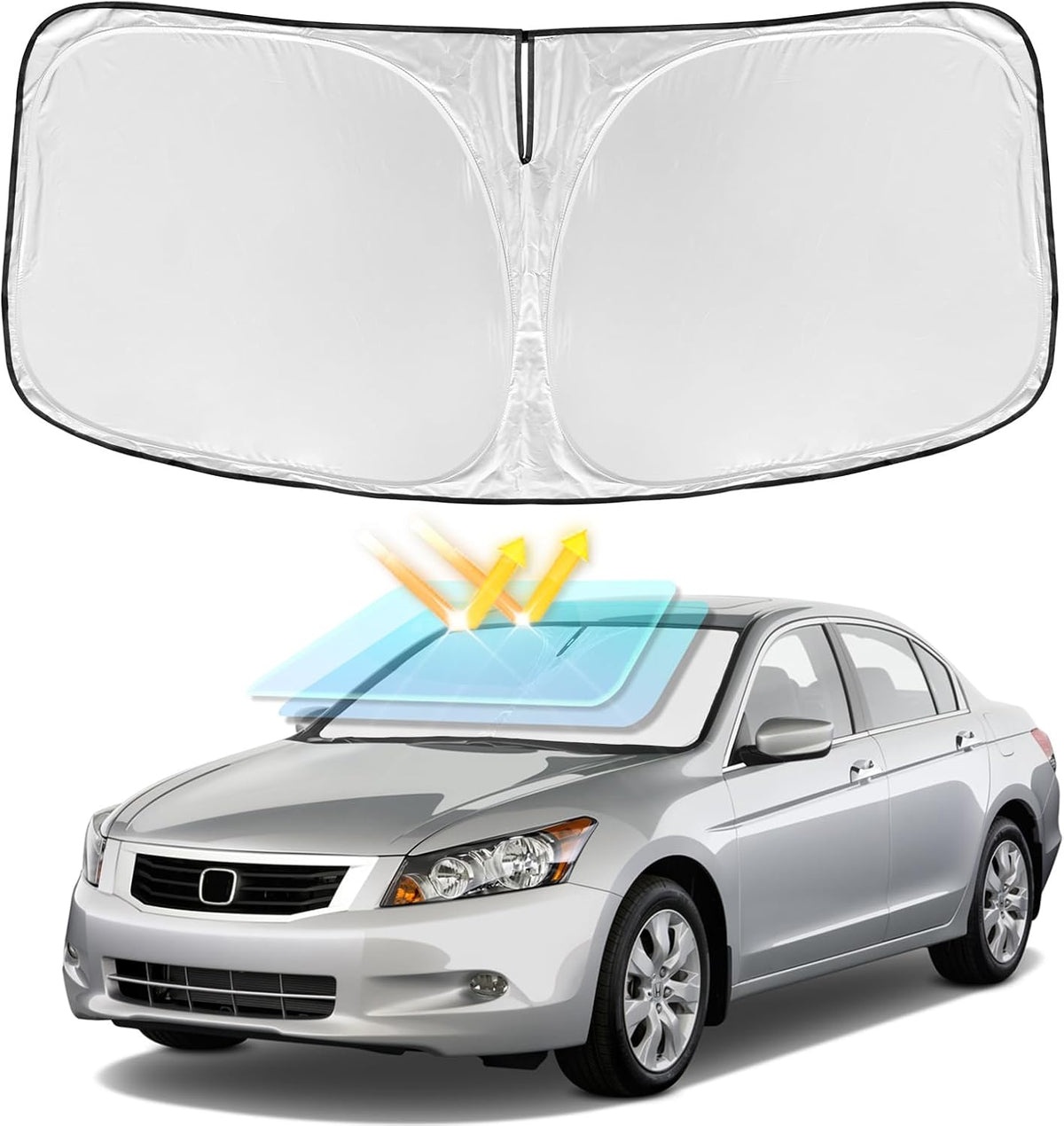 for Toyota Tacoma 2016-2024 2025 2026 Sun Shade Sunshade Windshield Cover