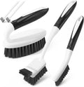 Holikme 5 Pack Cleaning Brush Scrub Brush Kitchen Brush for Floor,Green