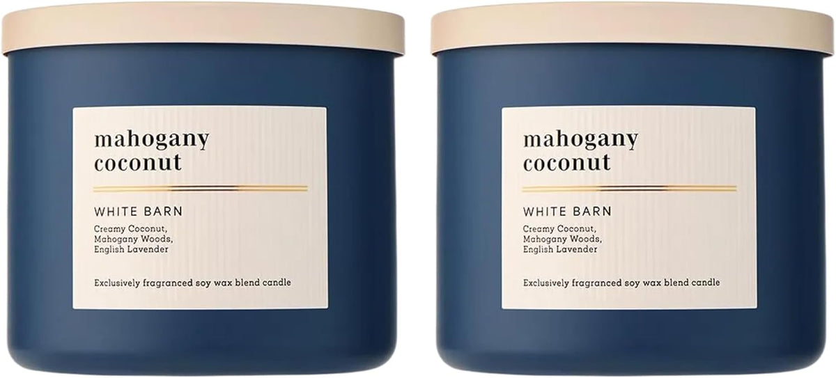 Bath & Body Works Eucalyptus Spearmint 3-Wick Candle - Scented Candle for At-Home Use - Long-Lasting, Room-Filling Fragrance - High Fragrance Oil Concentration - Soy Wax Blend