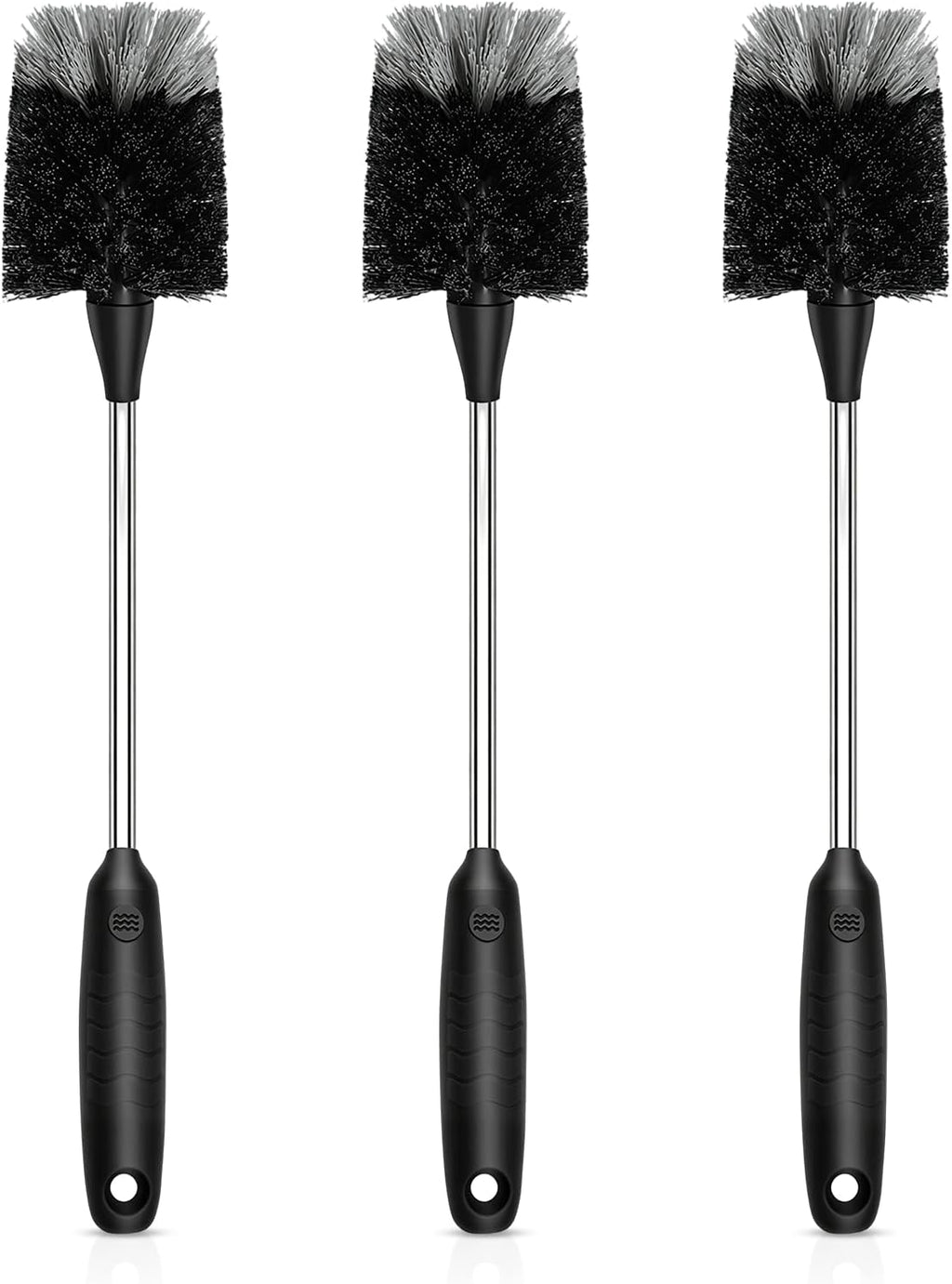 SetSail Bottle Brush of 3 Pack, 14in Long Handle Water Bottle Cleaner Brush