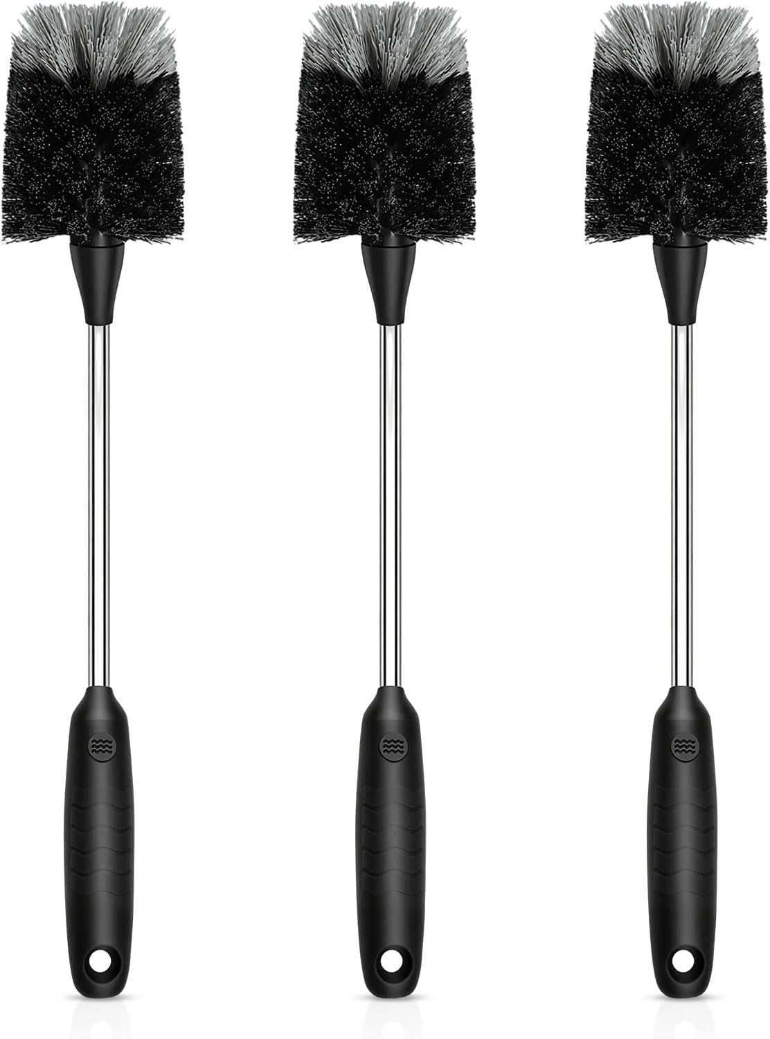 SetSail Bottle Brush of 3 Pack, 14in Long Handle Water Bottle Cleaner Brush