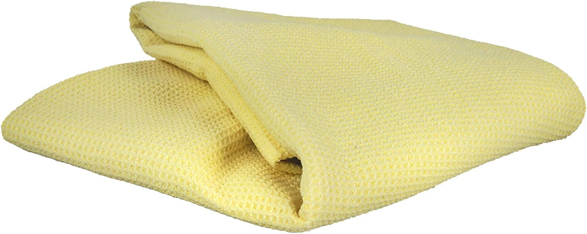 Chemical Guys, Waffle Weave Gray Matter Microfiber Drying Towel, 25 x 36 in