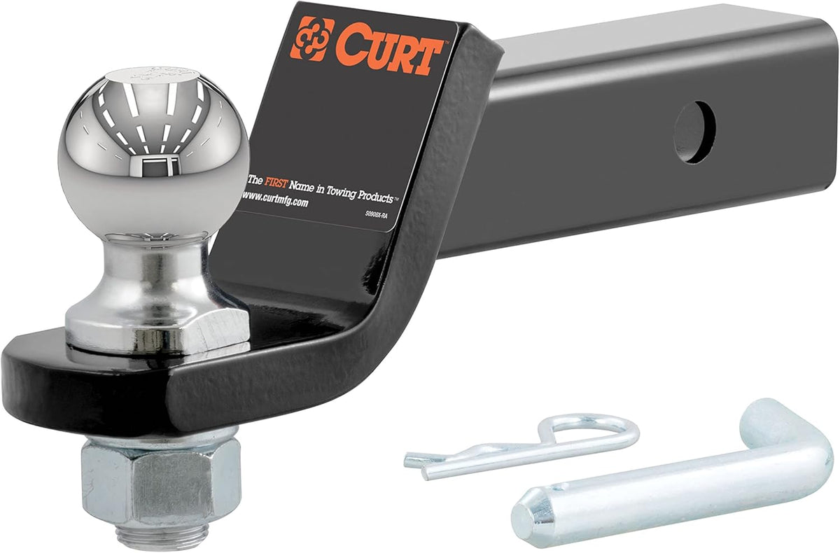CURT 45036 Loaded Ball Mount, 7,500 lb, 2" Drop