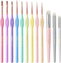 Nicpro 10PCS Paint By Numbers Brushes, Micro Fine Detail Paint Brush Set