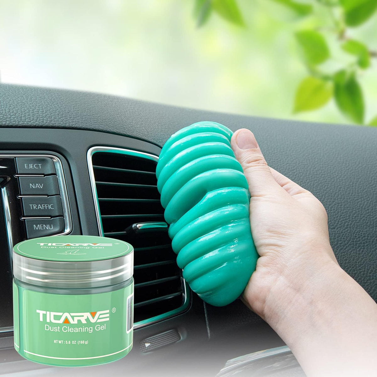 TICARVE Car Cleaning Gel Detailing Putty Car Putty Auto Detailing Tools Car Interior Cleaner Cleaning Slime Car Accessories Keyboard Cleaner Rose/NT WT: 5.6 oz (160 gr)