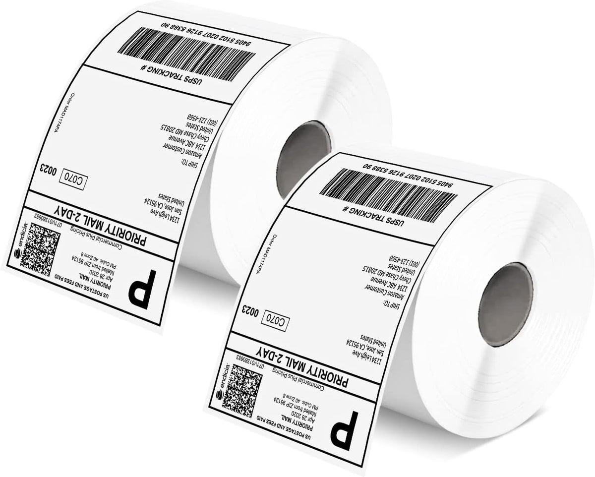 MUNBYN 4"x6" Thermal Printer Label, Shipping Labels, 220 Sheets/Roll