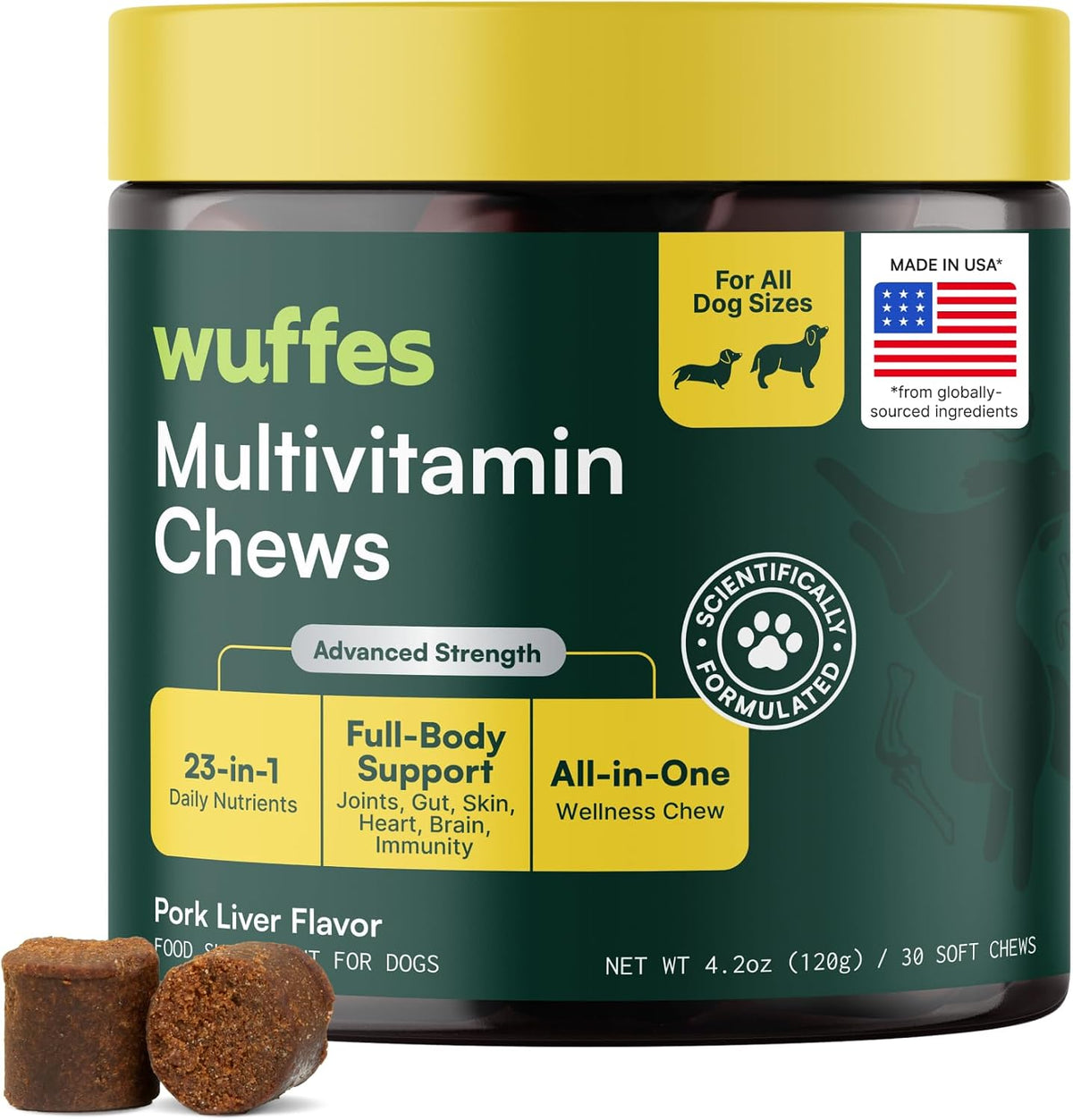 Wuffes Multivitamin Chews for Dogs