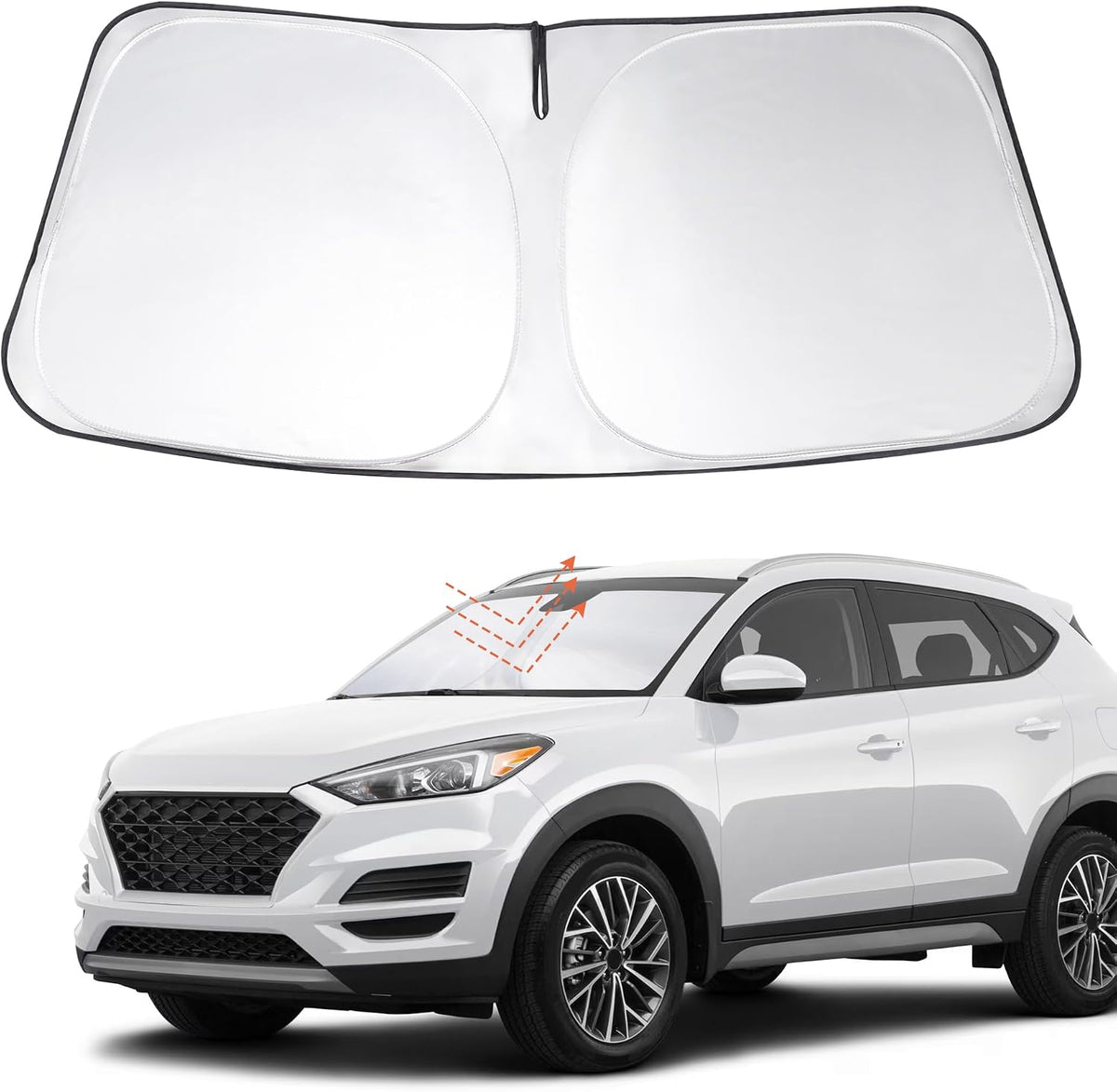Windshield Sun Shade for 2015-2026 Ford F150 F-150 Accessories