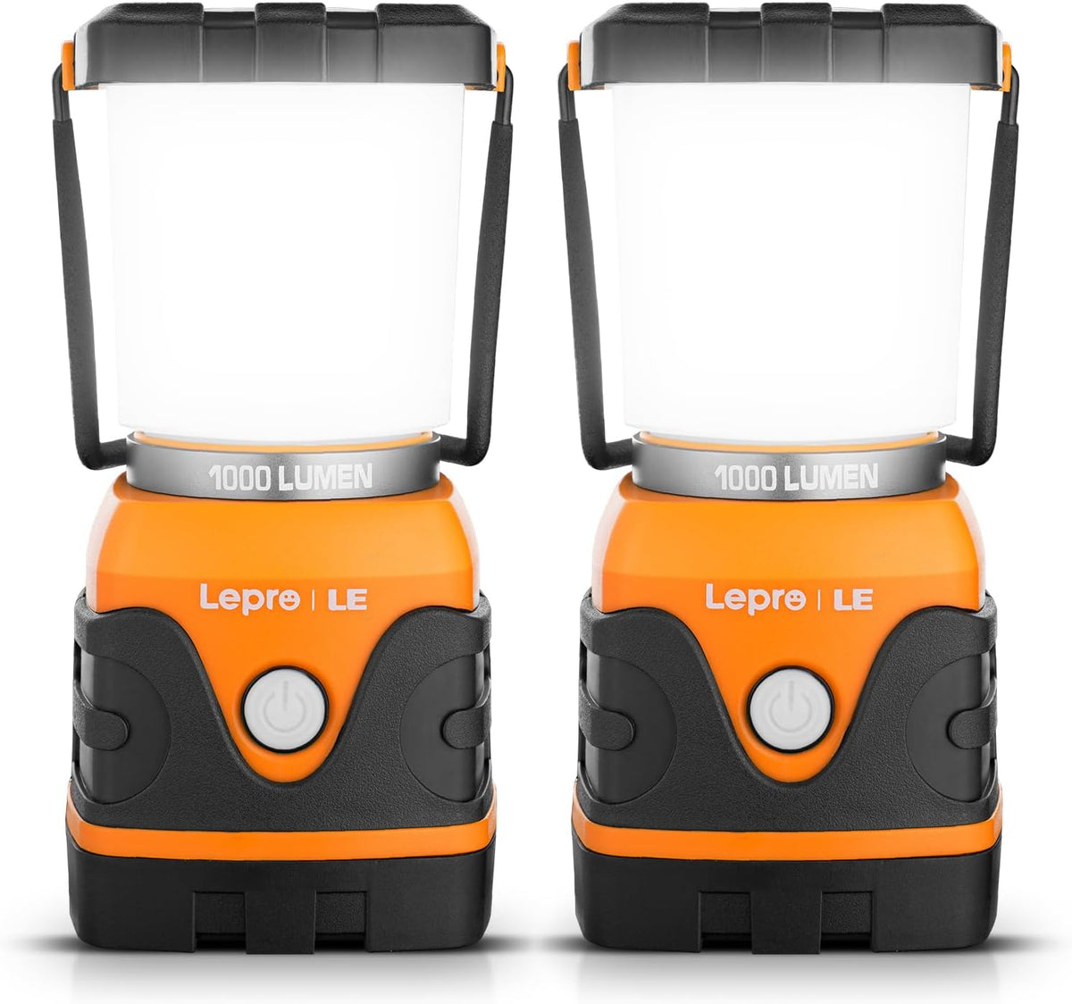 Lepro 1000LM Battery Powered LED Camping Lantern with 4 Light Modes, Green
