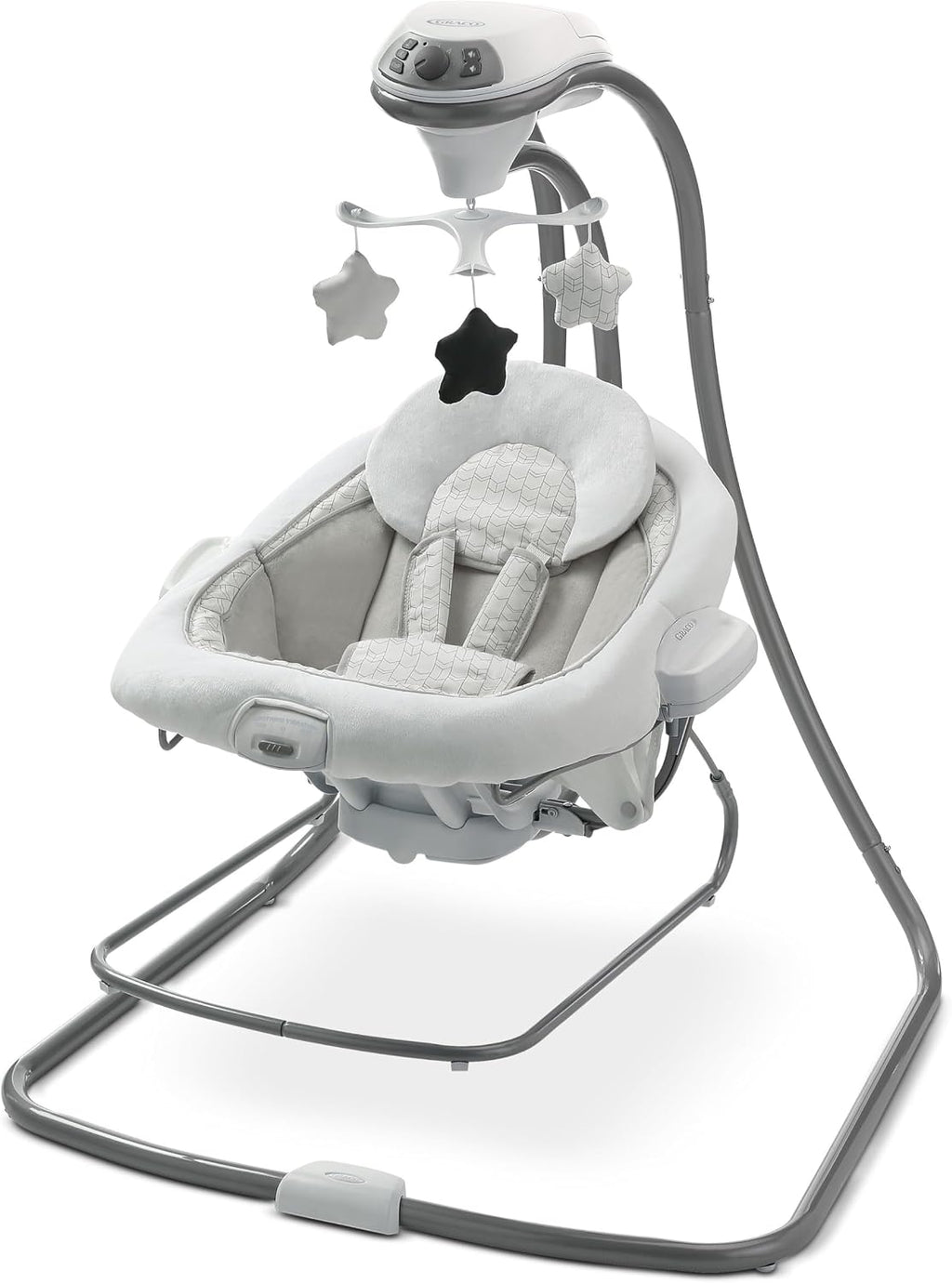 Graco DuetConnect LX Portable Baby Swing and Bouncer, Multi-Direction Baby Bouncer Seat, Multiple Swing Speeds, Great Gift for New Parents, Redmond