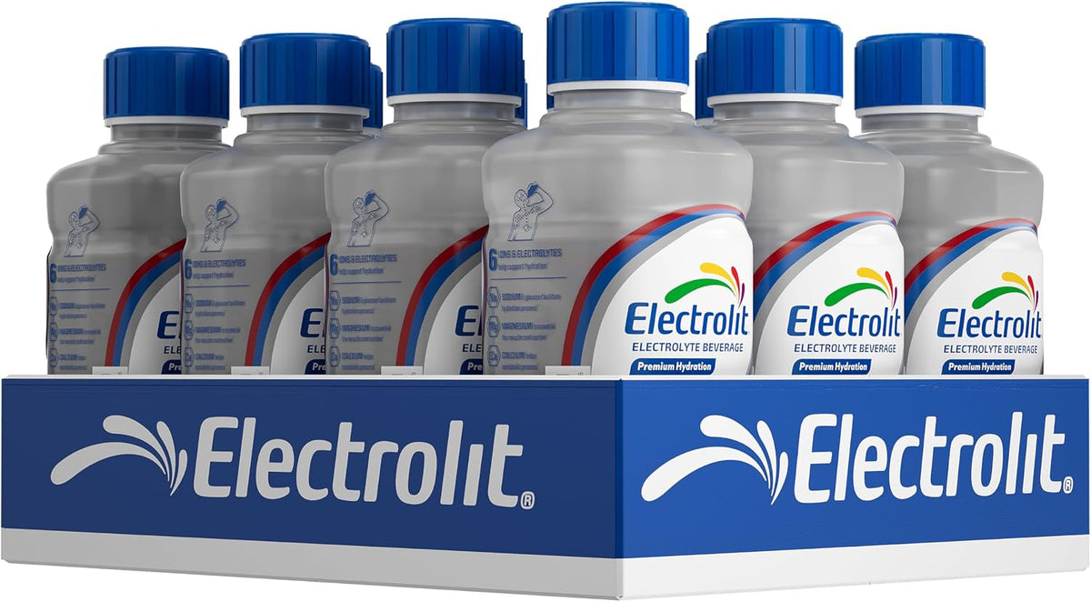 Electrolit, Electrolyte Beverage, Coconut, 21 Fl Oz (12 Pack)