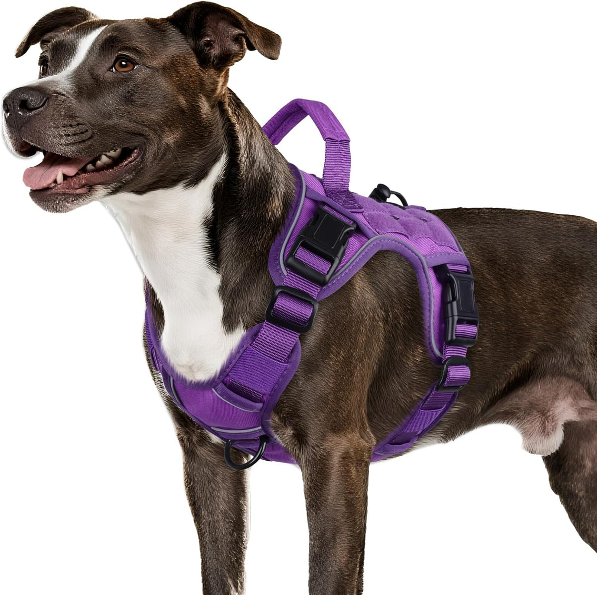 WINGOIN Tactical Dog Harness for Large Dogs,No Pull Heavy Duty Dog Harness