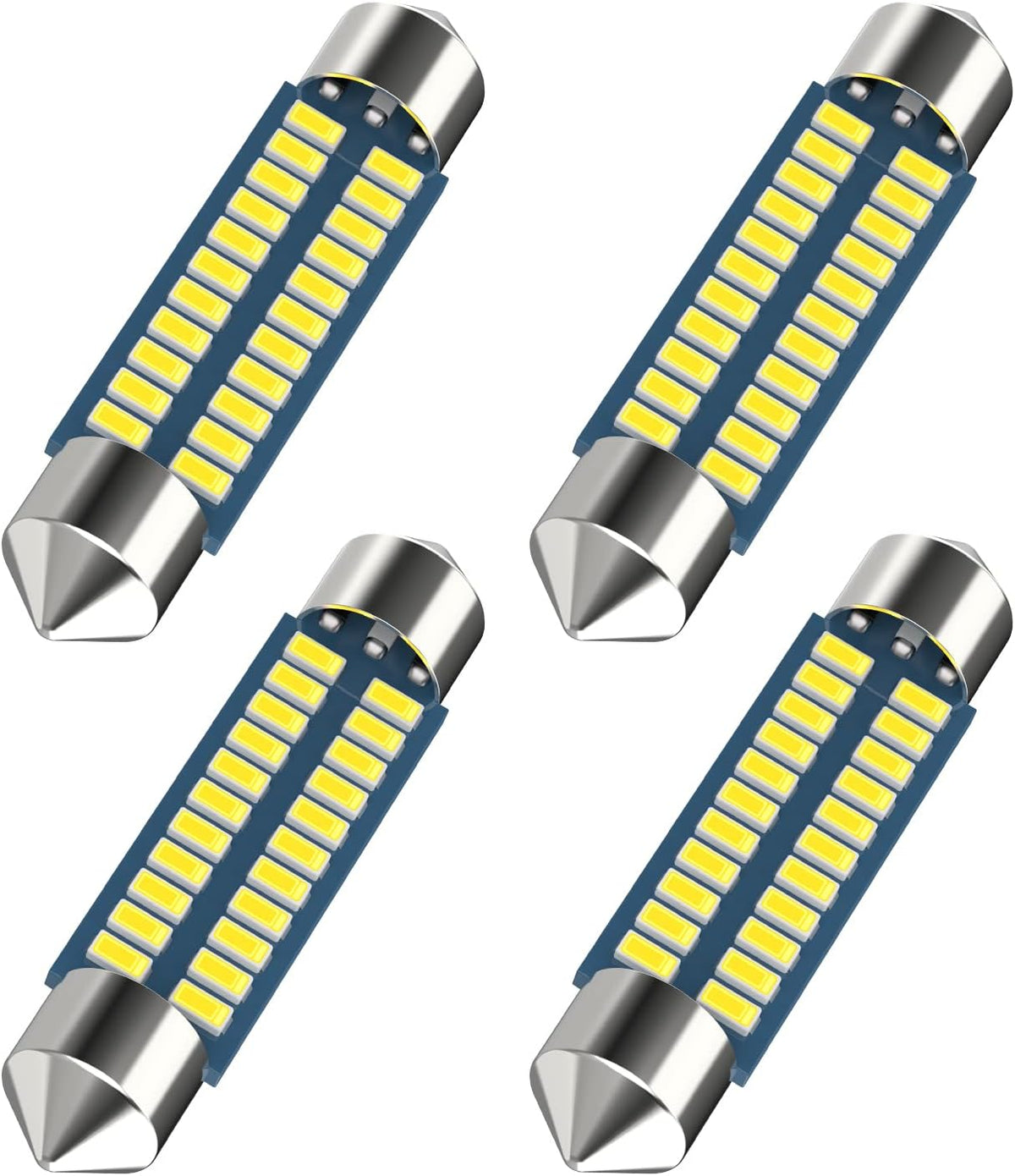 Serundo Auto DE3175 DE3022 DE3021 Led Bulb 31mm 1.22in Led Festoon Bulb 4pc