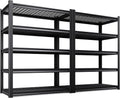 71.2" H-35.4" W Garage Shelving Heavy Duty Storage Shelves, Adjustable Metal Shelving Unit, Utility Garage Organizer Shelf for Basement, Pantry, Warehouse, Supermarket, 35.4" Wx15.7 Dx71.2 H