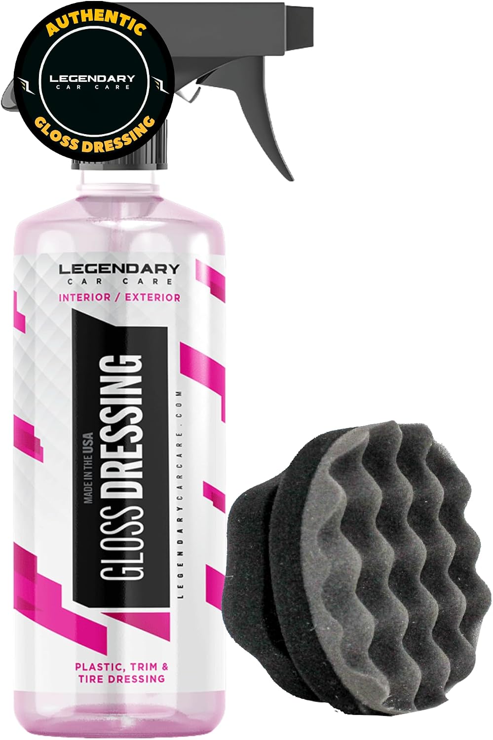 Legendary Gloss Dressing with Applicator 16oz - Tire & Trim Shine