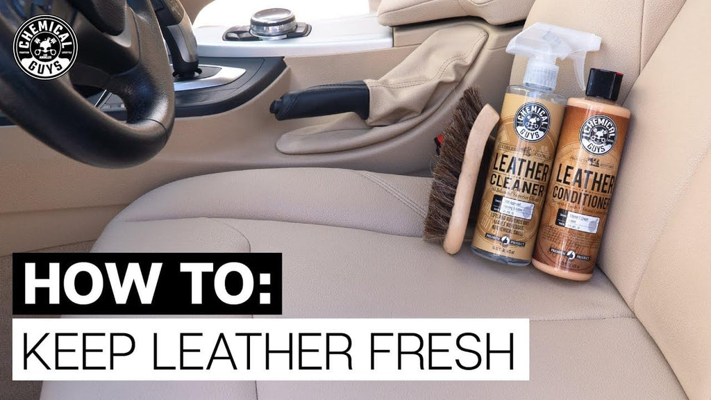 Chemical Guys, 9-Piece Leather Cleaner & Conditioner Kit for Car Interiors