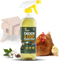 Reliant Pet Chicken and Coop Poultry Spray for Mite's Lice Ticks Fleas and Flies - Dust Mite Spray 16oz - Chicken Coop Fly Spray - Made in USA - Chicken Coop Accessories