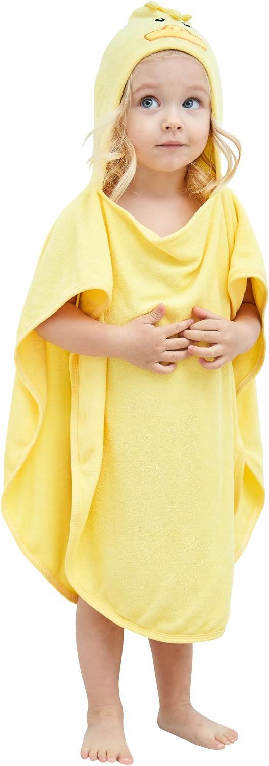 HIPHOP PANDA Ultra Soft Hooded Baby Towel - 2-Layer Thick 500GSM Absorbent