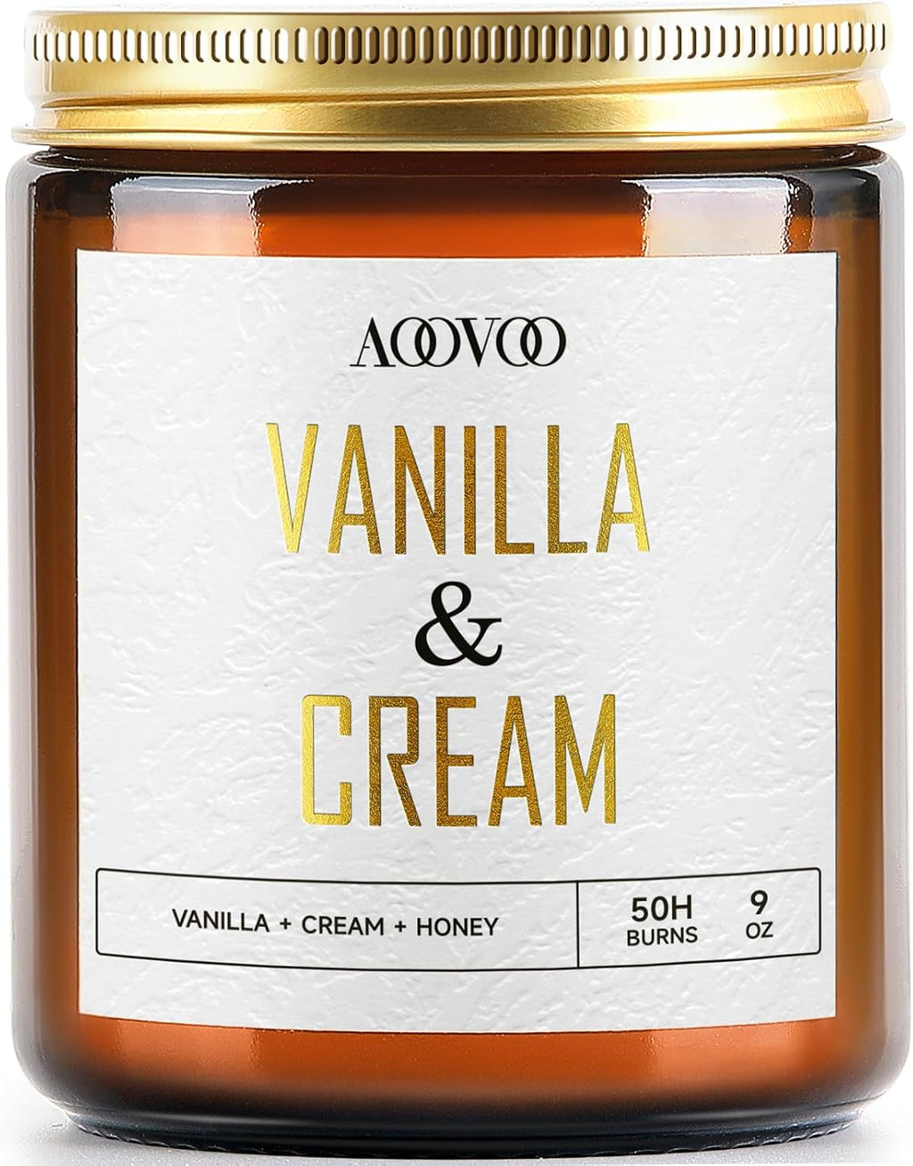 AOOVOO Coconut Vanilla Candles - 9 oz Scented Candles