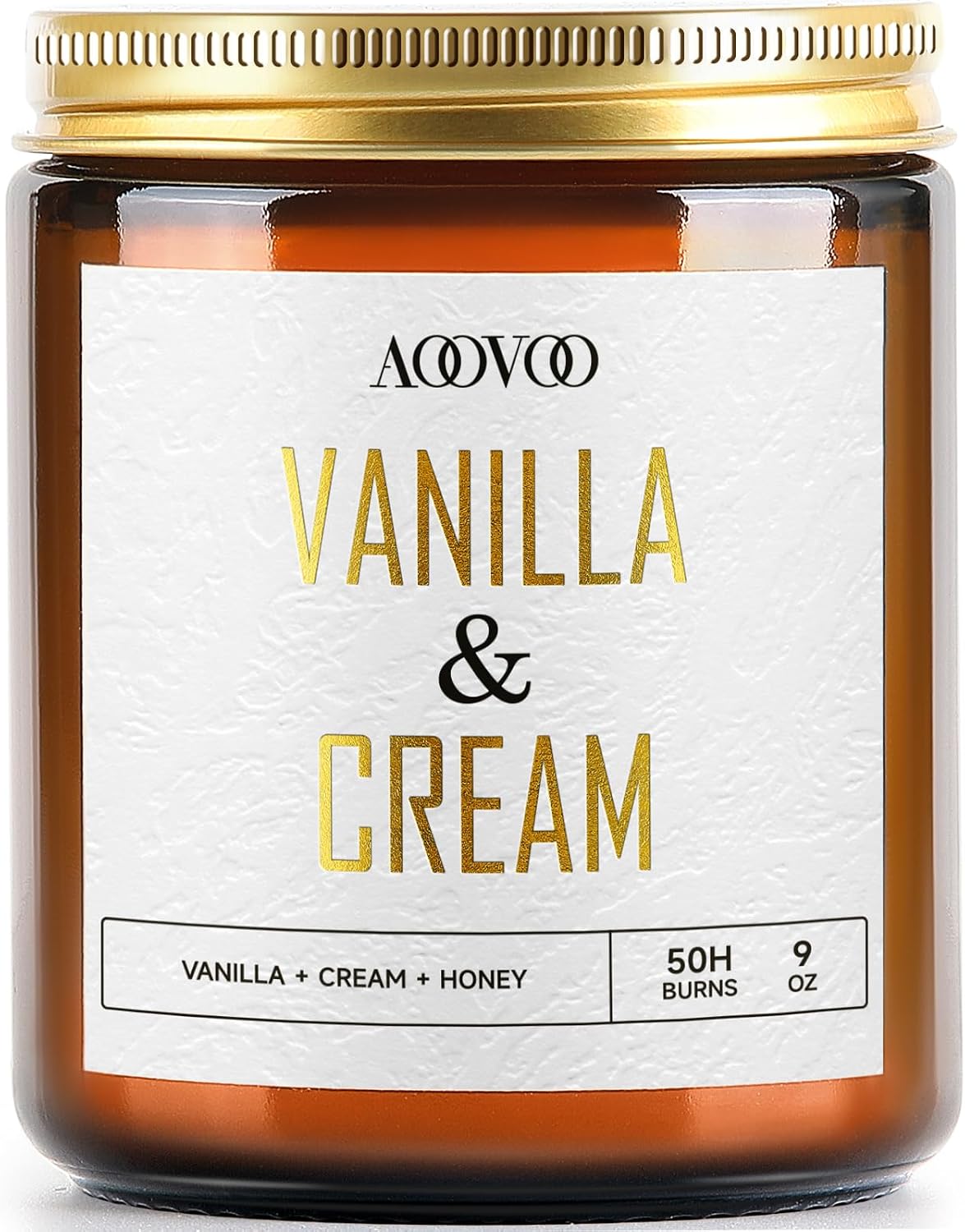 AOOVOO Coconut Vanilla Candles - 9 oz Scented Candles