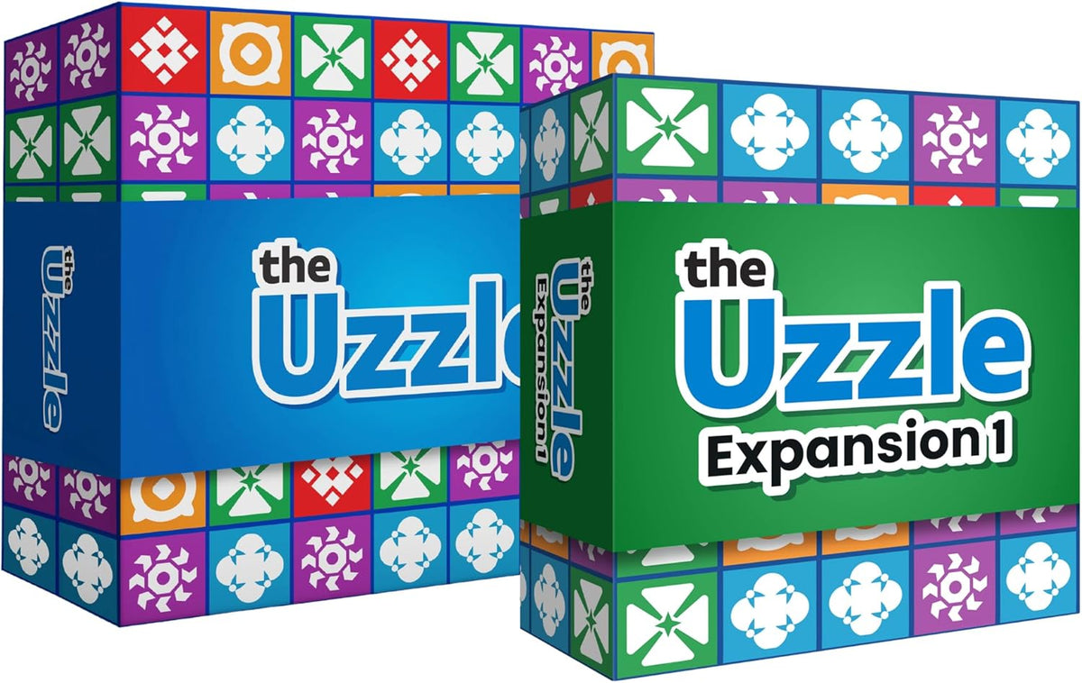 The Uzzle 3.0 Board Game, Family Board Games for Children & Adults, Block Puzzle Games for Ages 4+