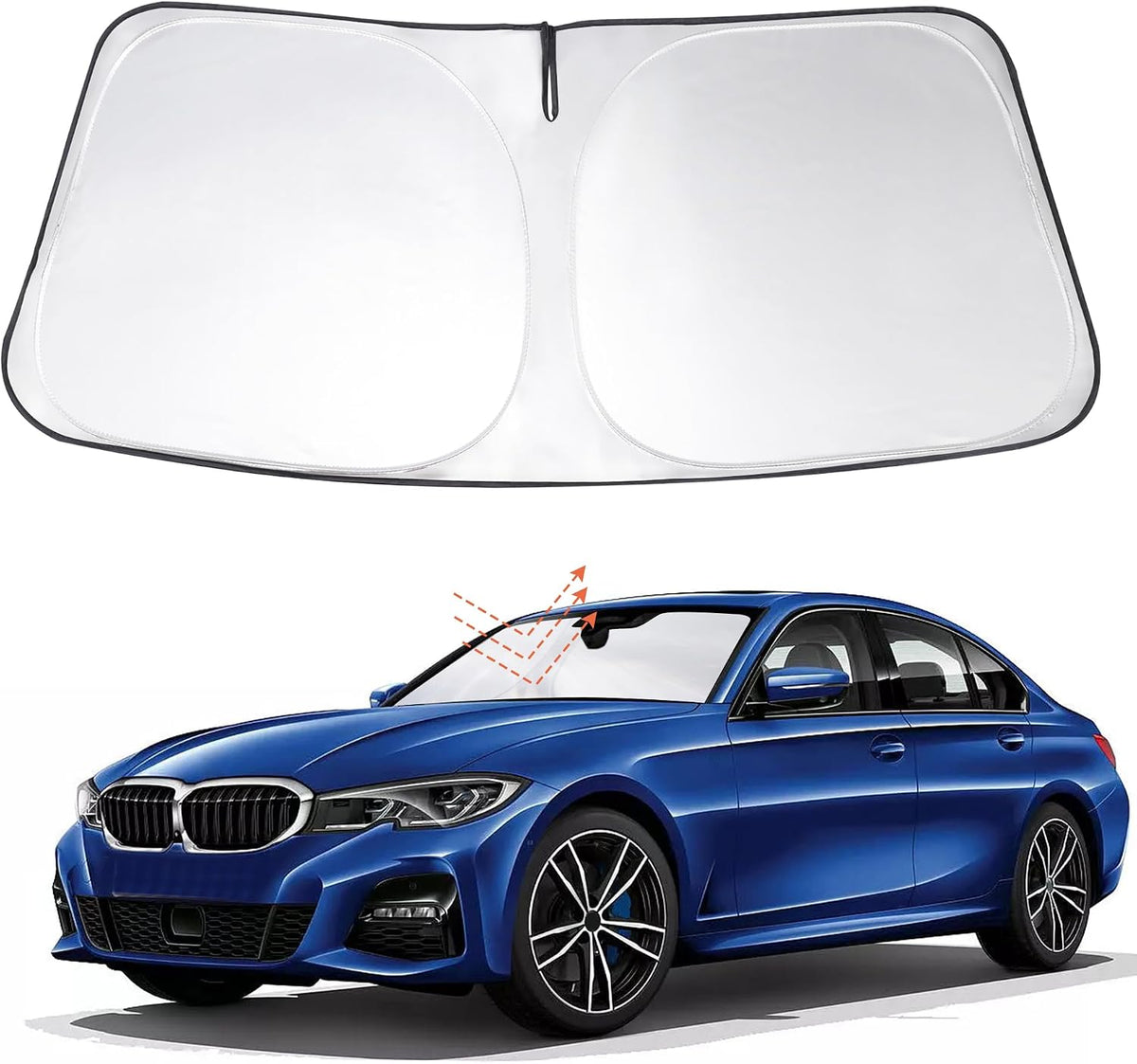 Windshield Sun Shade for 2015-2026 Ford F150 F-150 Accessories