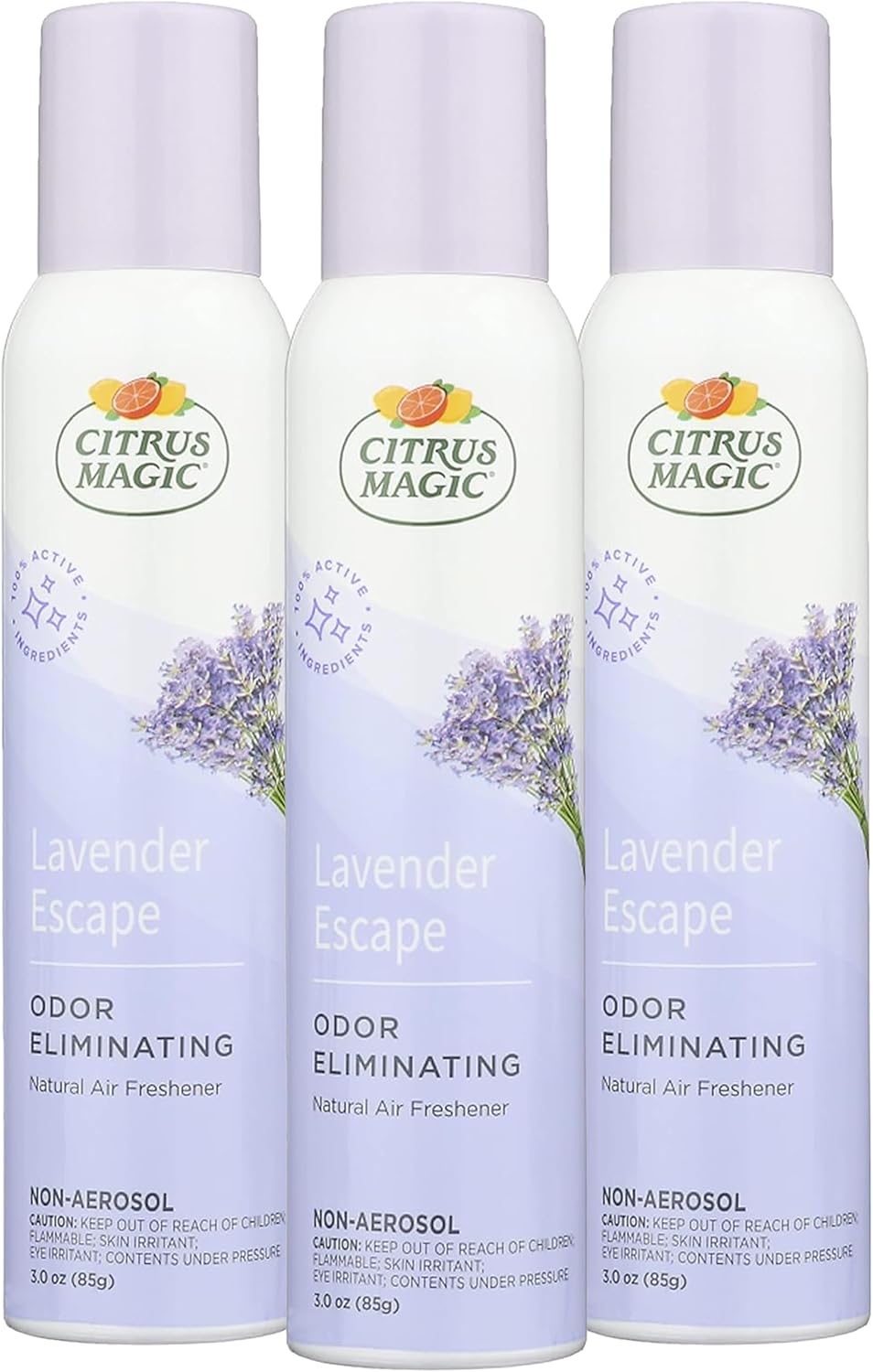 Citrus Magic Air Freshener Spray, Orange Blast, 3 Ounce, Pack of 3