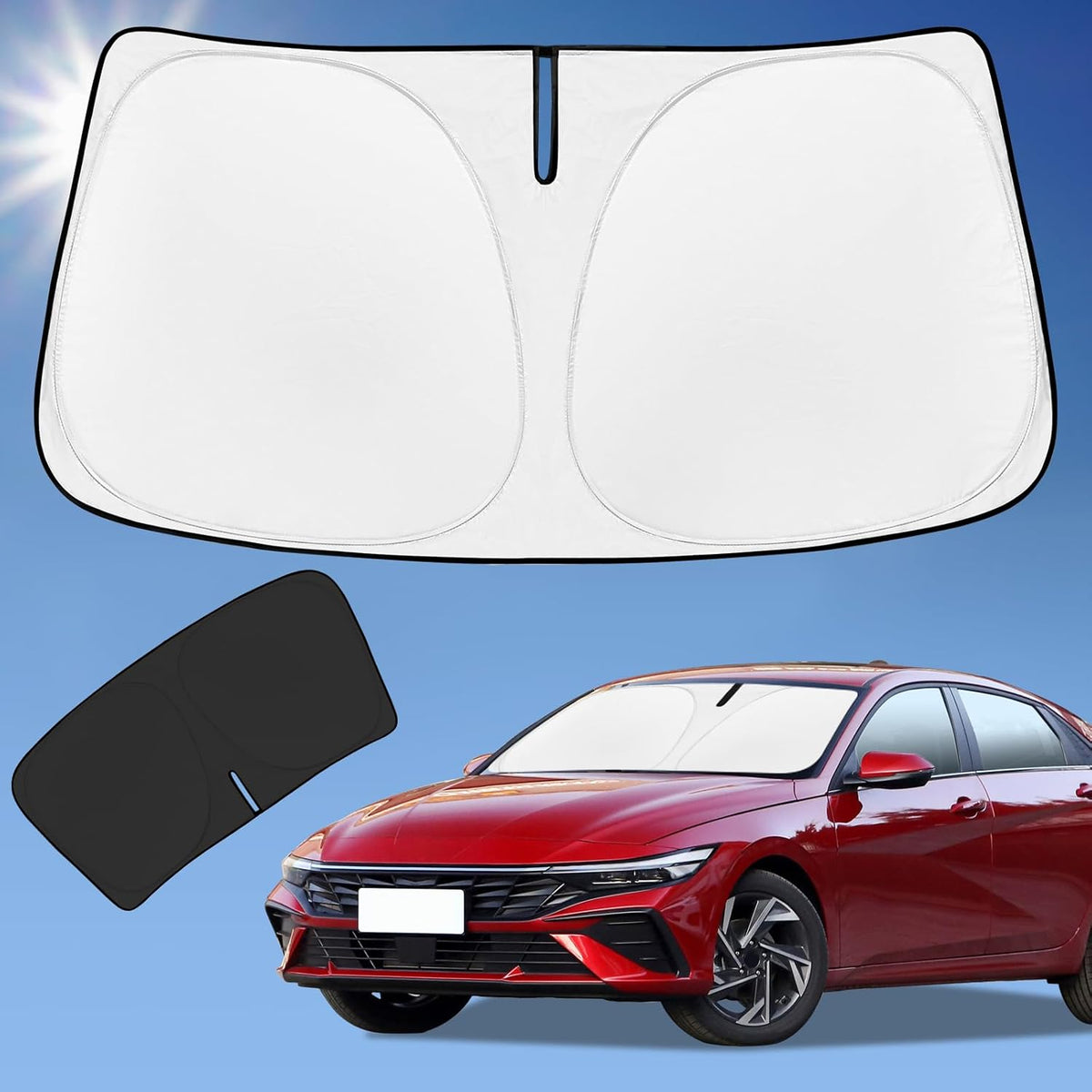 for Toyota Tacoma 2016-2024 2025 2026 Sun Shade Sunshade Windshield Cover
